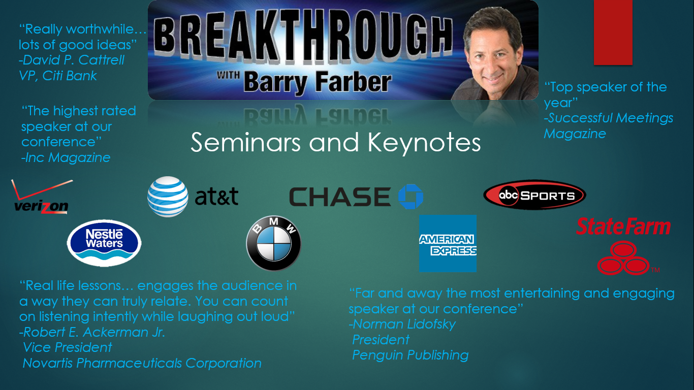 Barry Farber - Featured Speaker